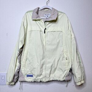 VTG y2k Columbia Womens Windbreaker Size Large Packable Hiking Outdoor